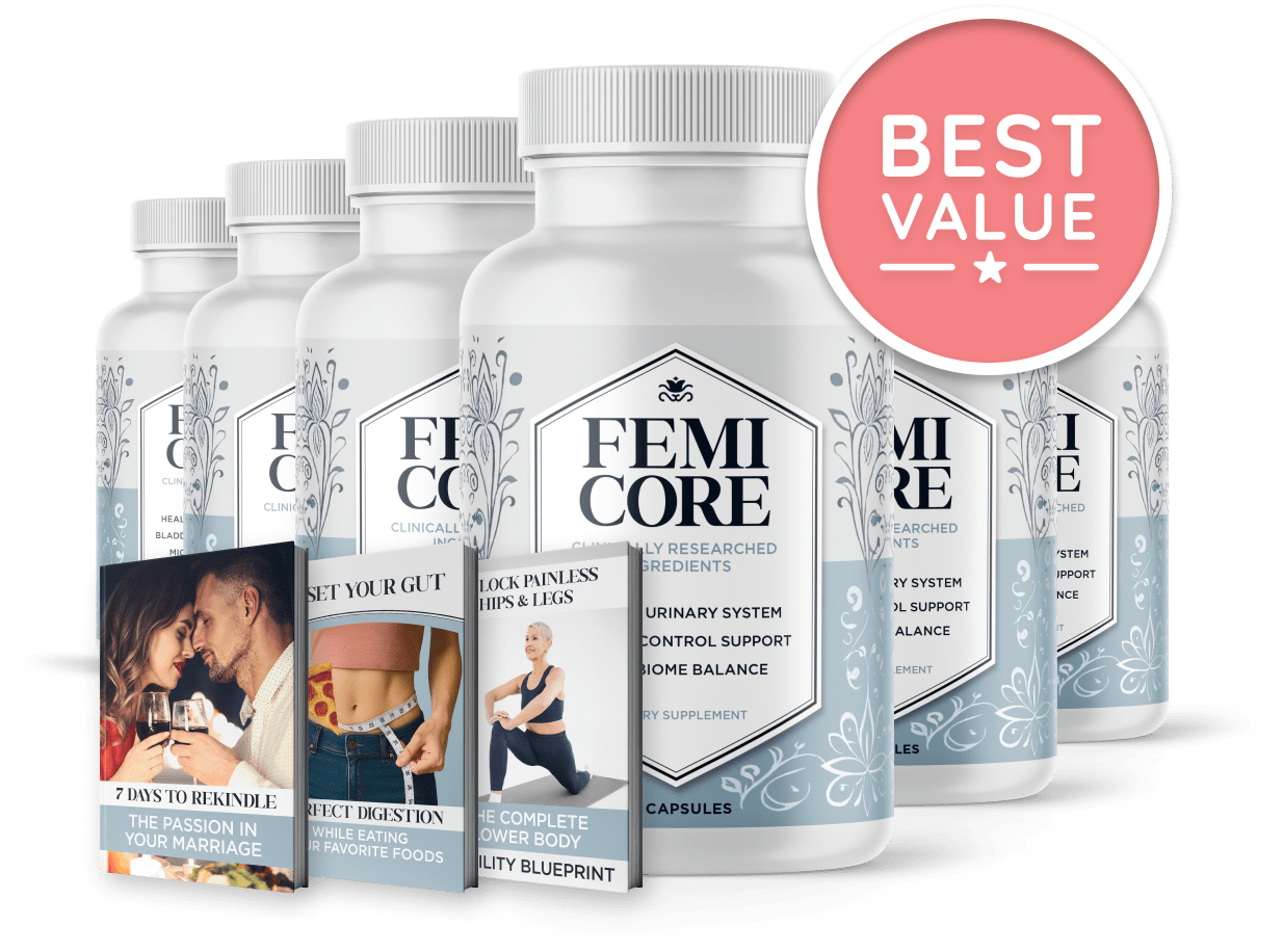 FemiCore - 3 + 3 Bottles + 3 Free Ebooks