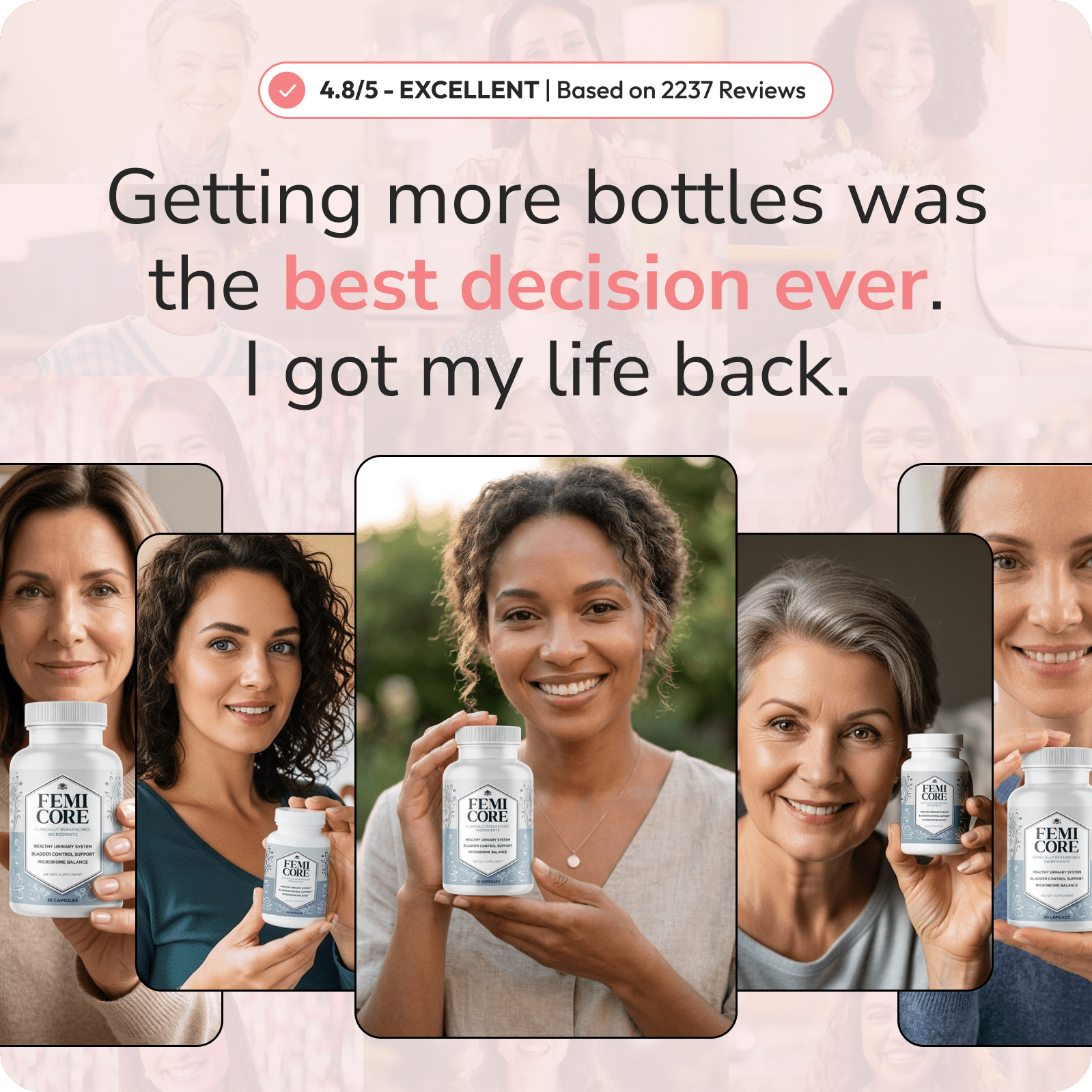 Grab 3+3 More Bottles of FemiCore for Just $26 Each!